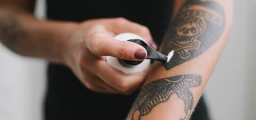 beurre de karité et tatouage