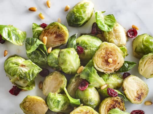 choux de bruxelles à l'érable et au citron