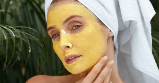 recette masque visages au curcuma