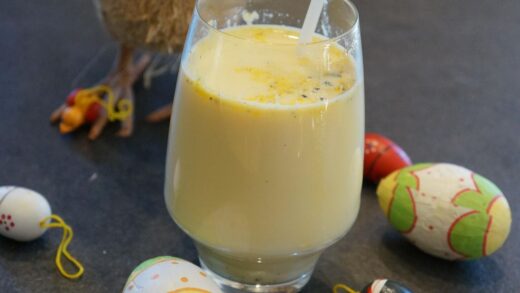 lait jaune d'œuf miel