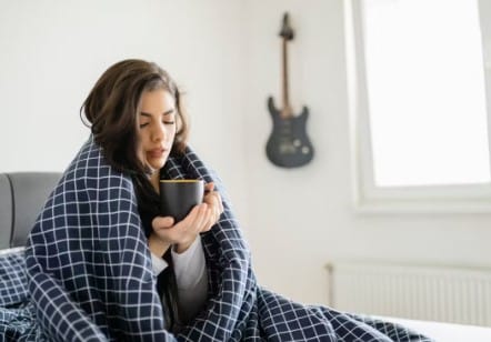 J'ai froid et je suis fatiguée