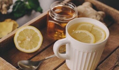 miel et citron pour la gorge
