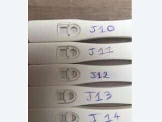 Test ovulation faiblement positif
