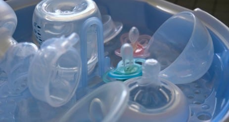 steriliser biberon mam eau bouillante